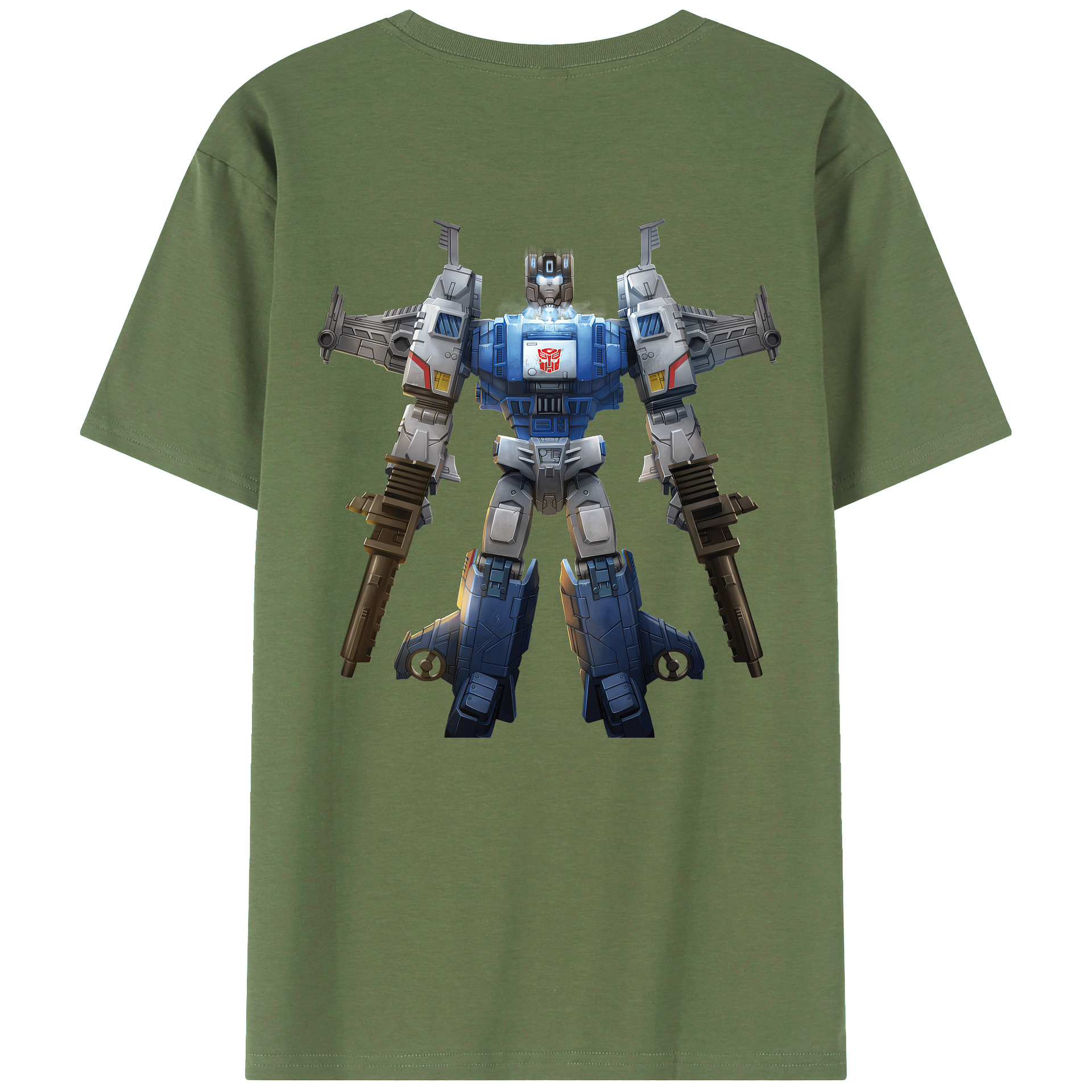 （画像用） Transformers トランスフォーマー 綿100％ メンズ半袖Tシャツ（バックプリント） 通気性